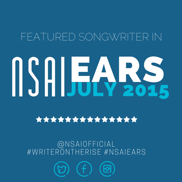 I’m on the featured songwriter list at the Nashville Songwriters Association